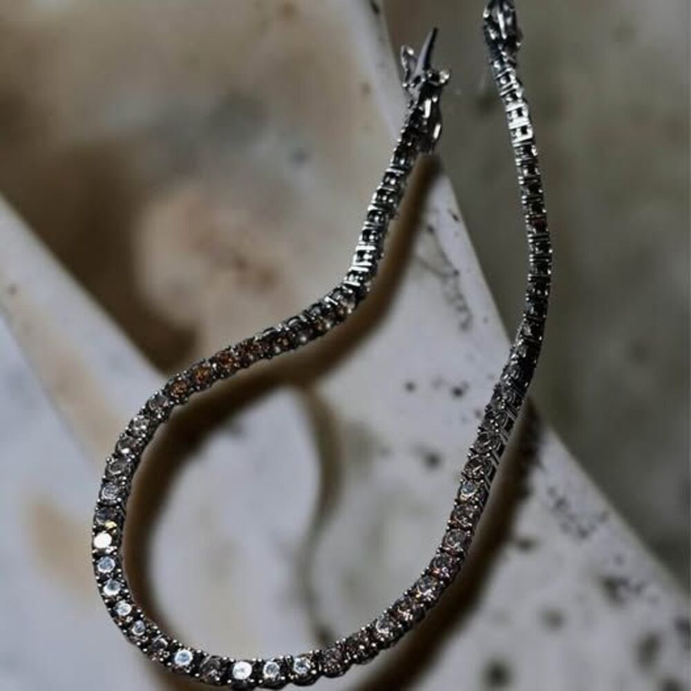 🎁🎁 free shipping -925 Sterling Silver Cubic Zirconia CZ Tennis Bracelet 7.5" R